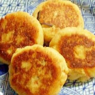 残った卯の花で焼き団子